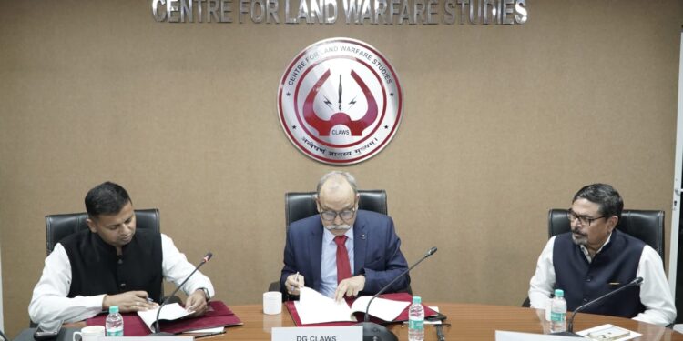 MoU Signing with CLAWS & Cyberpeace Foundation