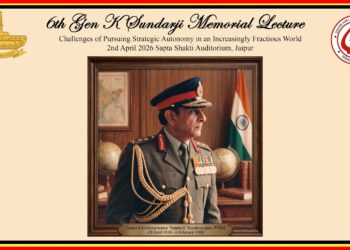 6th Edition : General K Sundarji Memorial Lecture | 02 Apr 2026, Jaipur