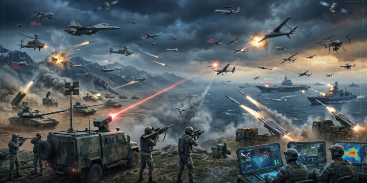 A Qualitative and Quantitative Assessment of the Drone Threat to India from Our Potential Adversaries and Anti-Drone Capability Required to Counter the Same in a Multi-Front Tri-Service War