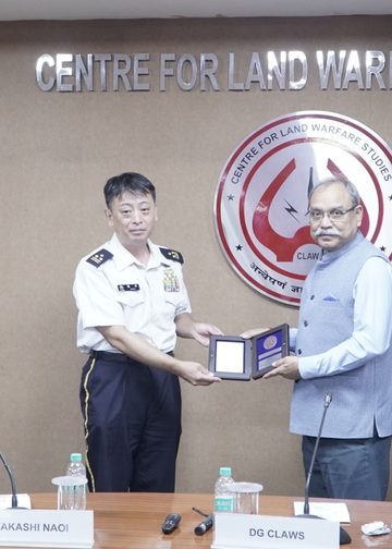Visit of Delegation from Command and General Staff Course, TERCOM, Japan Ground Self Defense Force
