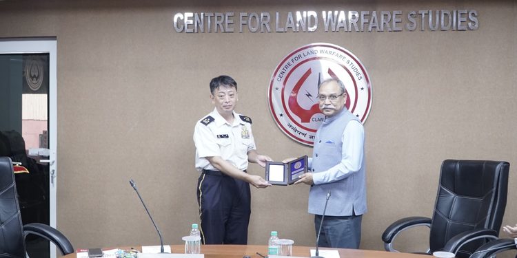 Visit of Delegation from Command and General Staff Course, TERCOM, Japan Ground Self Defense Force